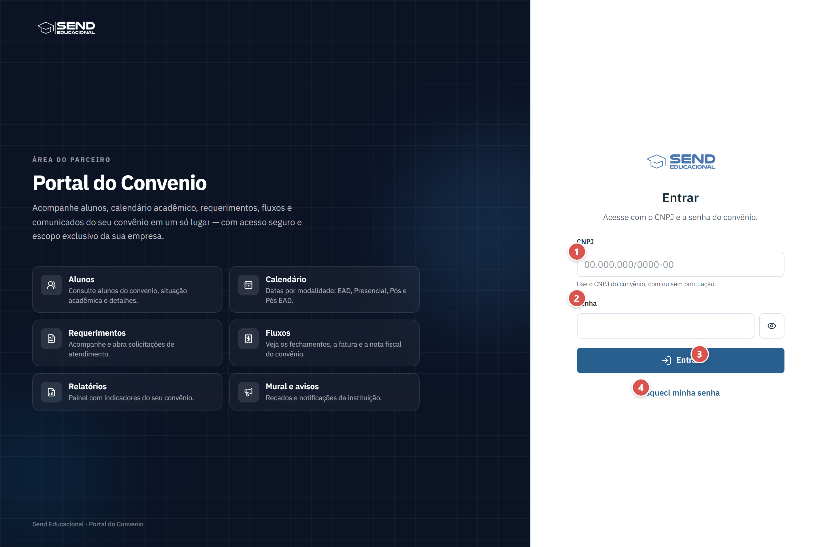 Login do Portal do Convênio